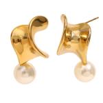 316L Stainless Steel Irregular Geometric Ear Studs
